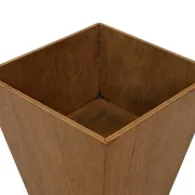 Jardinière en bois minimaliste, géométrique vintage
