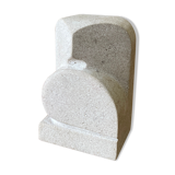 Owl/Owl Travertine Paperweight - 1970s