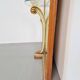 Vintage Floor Mirror with Console Table from Cristal Art, Italy, 1960s