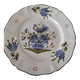 Lunéville plate Chanteclerc model