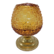 Amber glass lamp