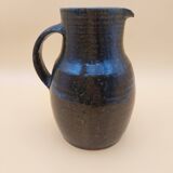 Stoneware pitcher from Puisaye signed Daniel Raimboux