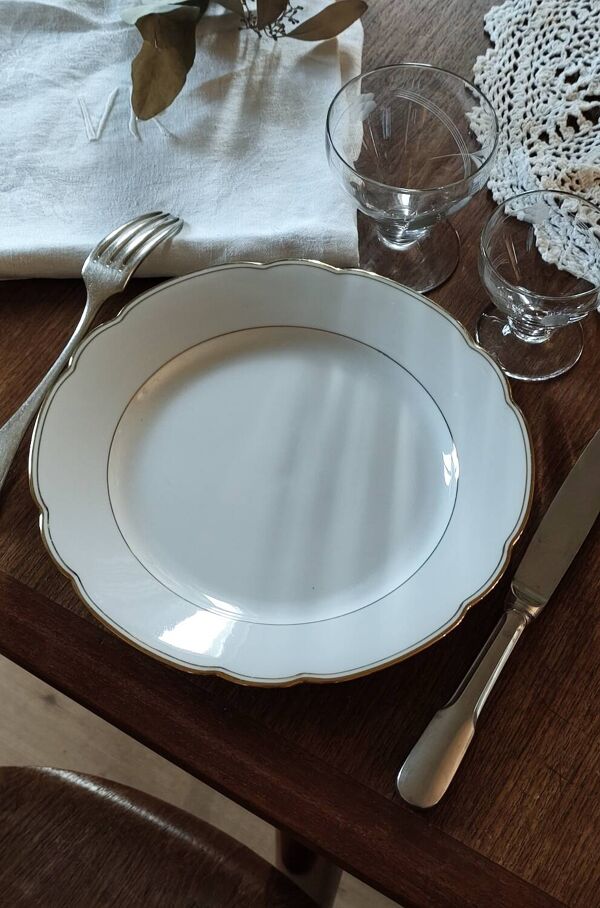 Service 14 pièces verres art déco