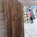 Burmese teak mirror