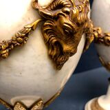 Pair of marble vases