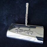 Silver metal roller crumb picker