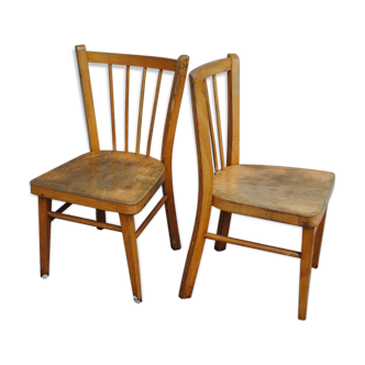 2 chaises baumann enfant