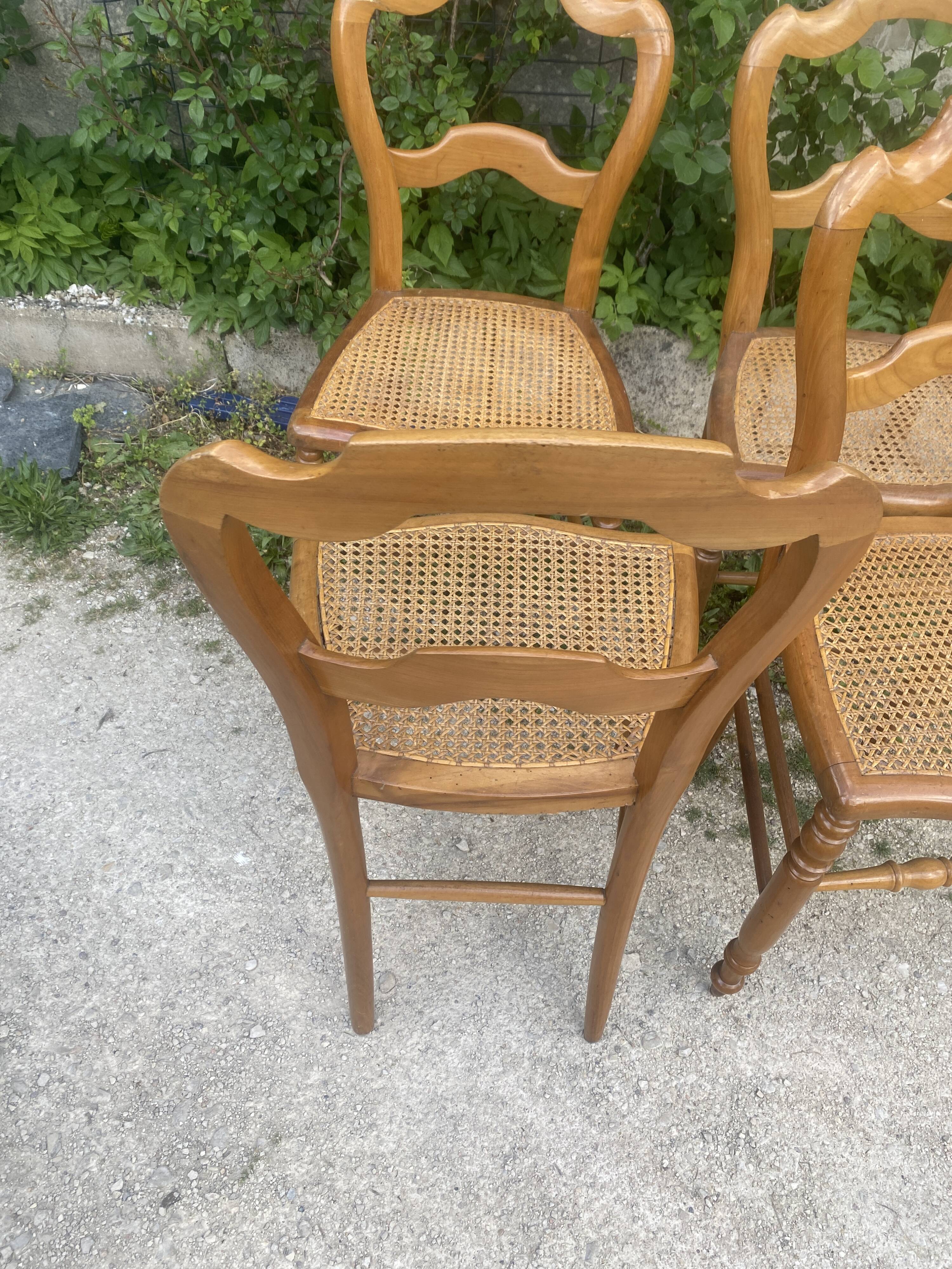 wooden chairs