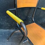 Paire de fauteuils d’école 1950