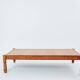 Large modernist curly ash coffee table by Pier Luigi Colli 1950