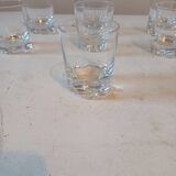 7 Digestif Glasses "Daum"