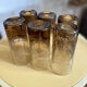 Verres tubes en verre soufflé fumée