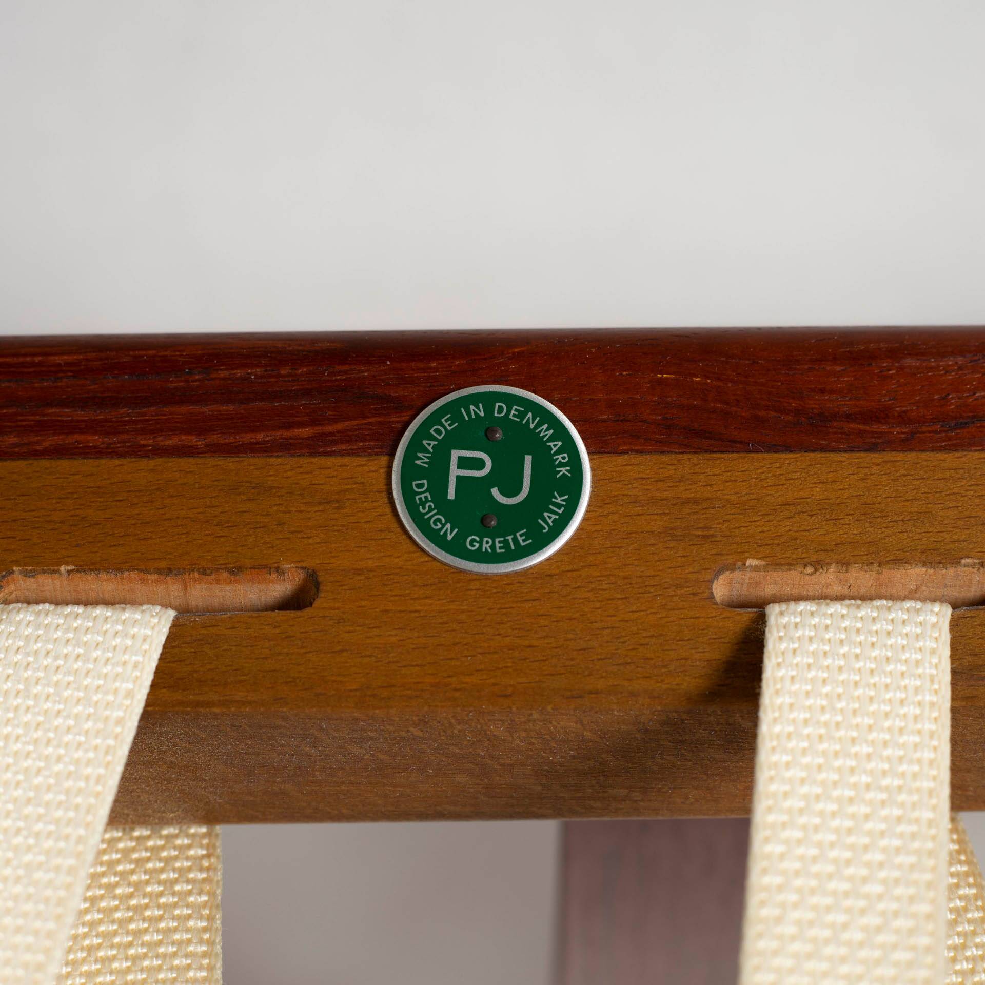 Danish teak armchair by Grete Jalk for Poul Jeppesen, 1960s