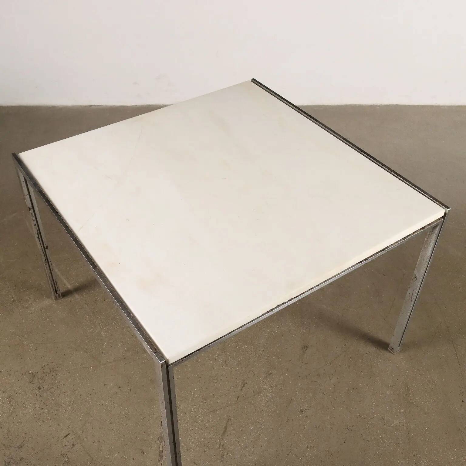 1960s vintage table by Ross Littel for ICF Steel Italy