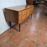 Scandinavian oak sideboard from the 60s, 125cms L