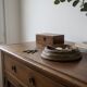Socle en bois doré à la feuille XIXème