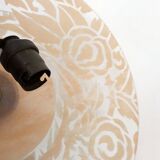 Lustre Art Déco rose