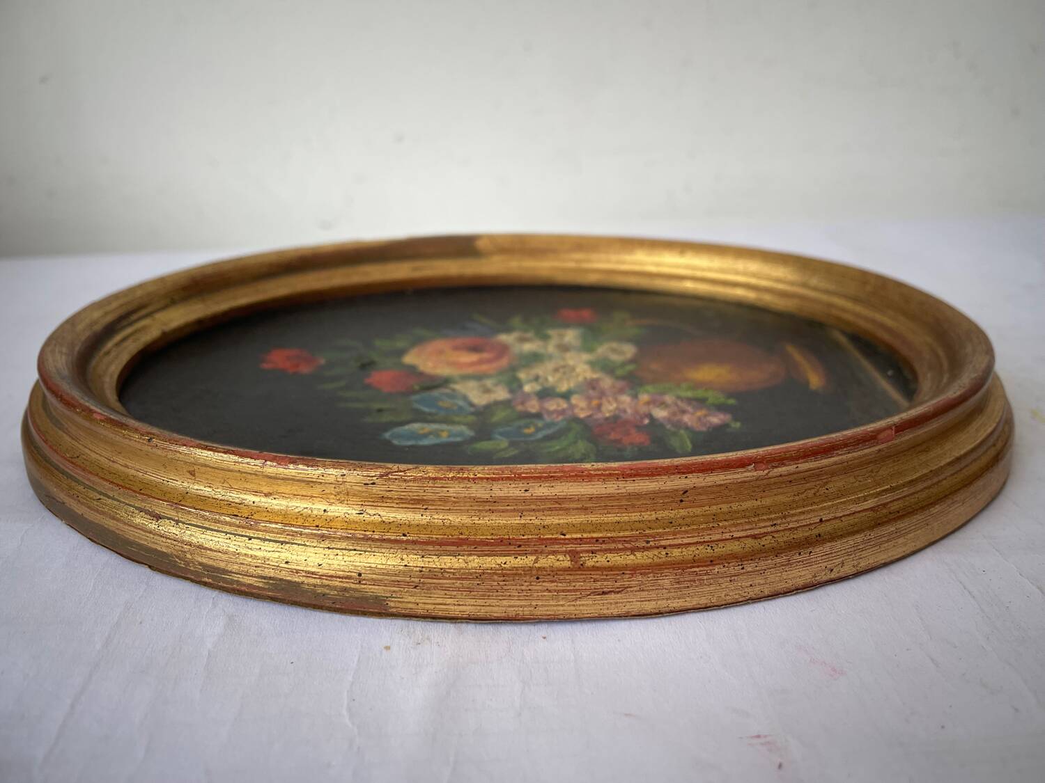 Duo of paintings "bouquet of flowers"