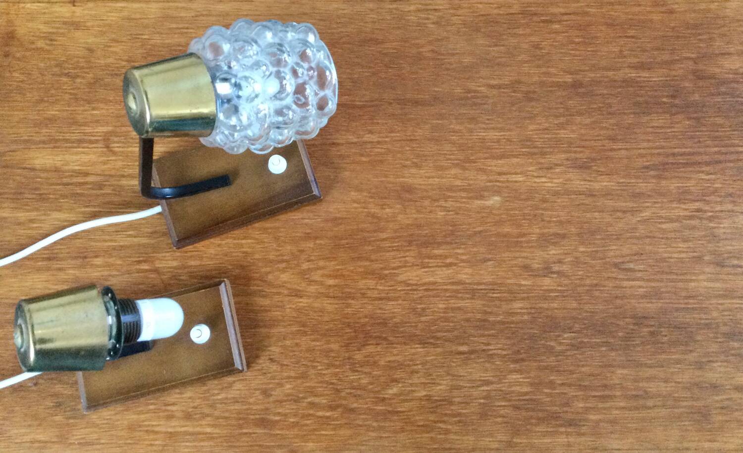 Bubble bedside lamp, 70s