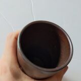 Ceramic vase signed vintage pottery