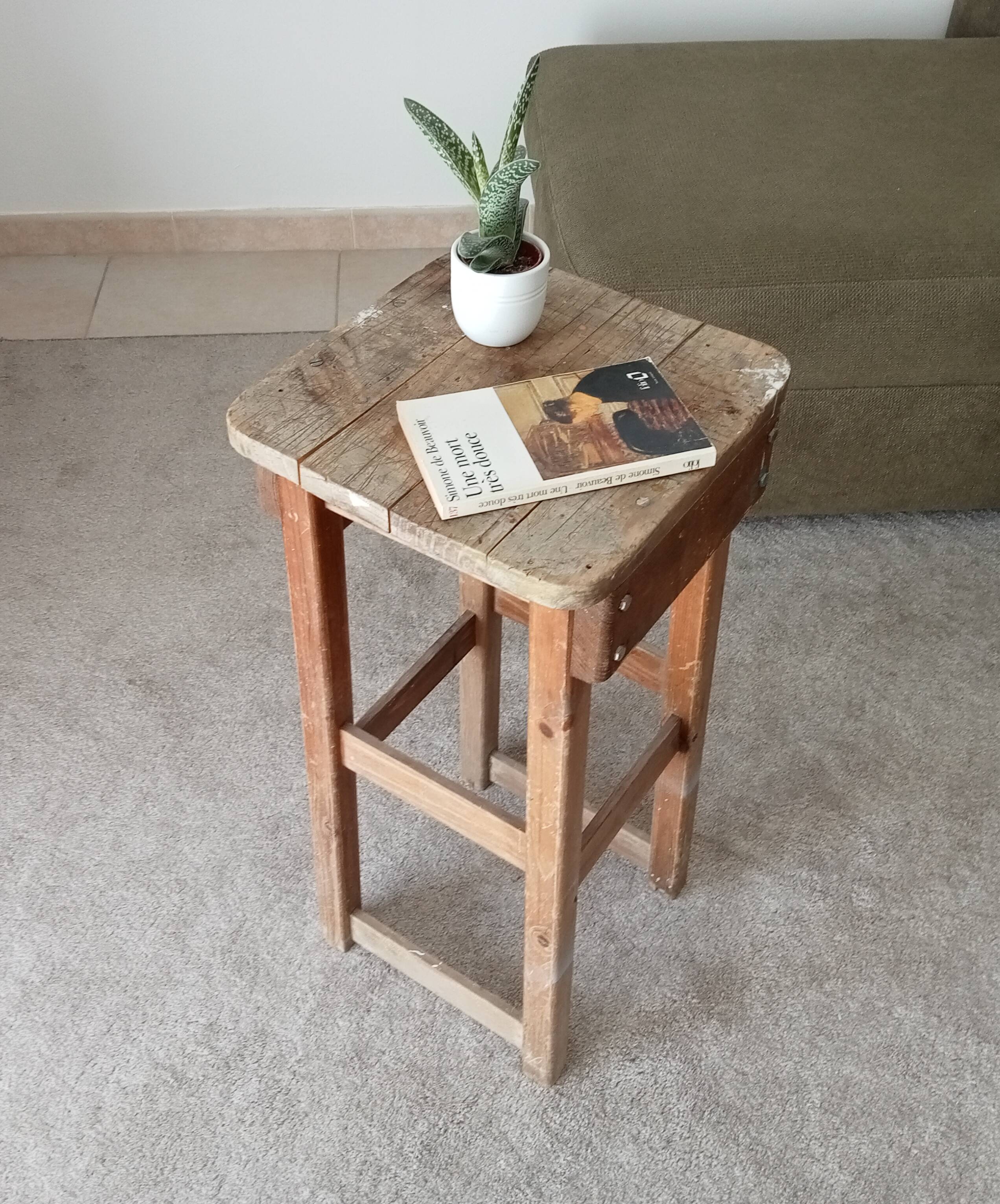 Tabouret ancien de peintre
