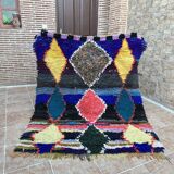 Boucherouite rug | Moroccan rug | Eclectic rug | Moroccan rug