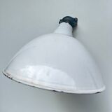 White enamelle tole wall lamp ø 31 cm brand benjamin usa