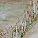 Oil painting on canvas signed seascape