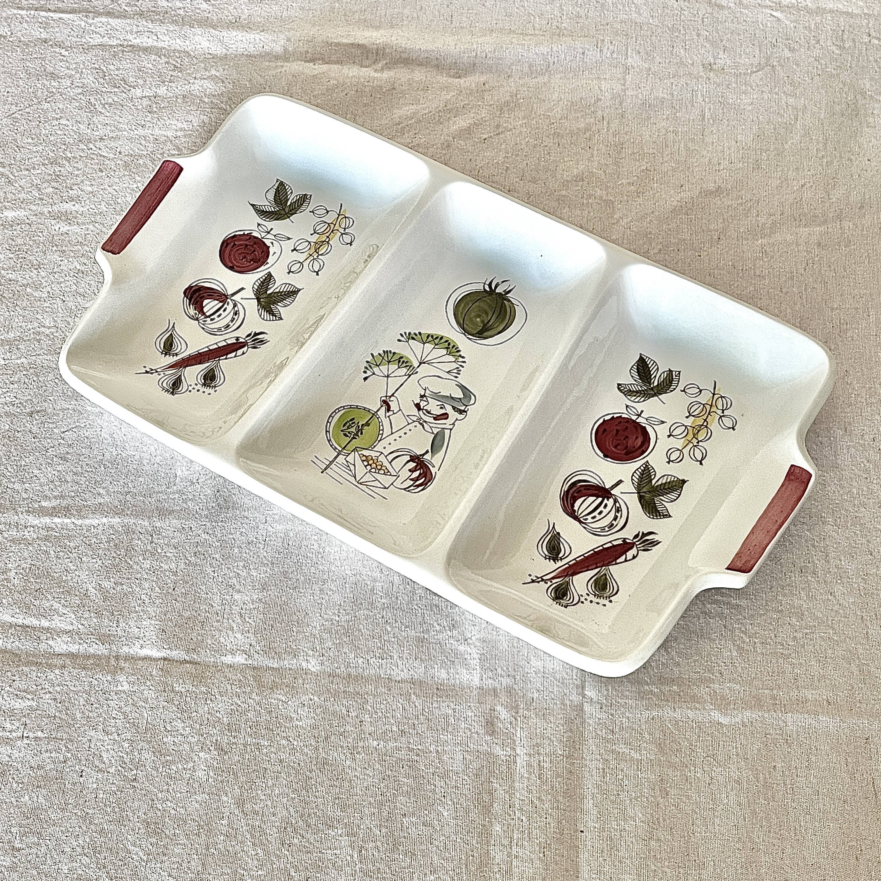 Salad dish / display plate / serving plate, "verdura" marianne westman for rörstrand.