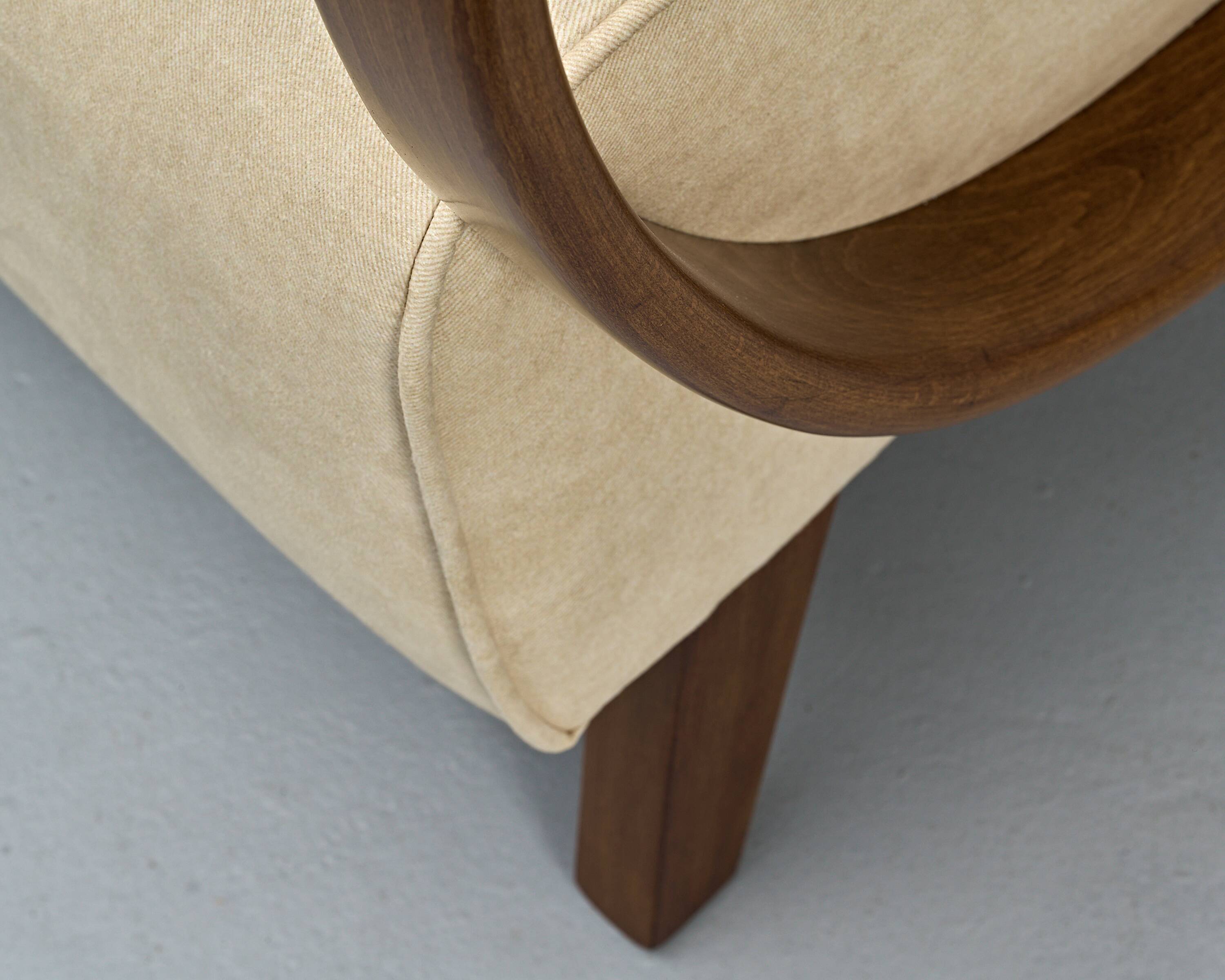 H-410 Armchair by Jindřich Halabala, 30's