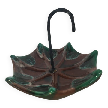 Vide-poche parapluie vintage Vallauris – Céramique – Années 60
