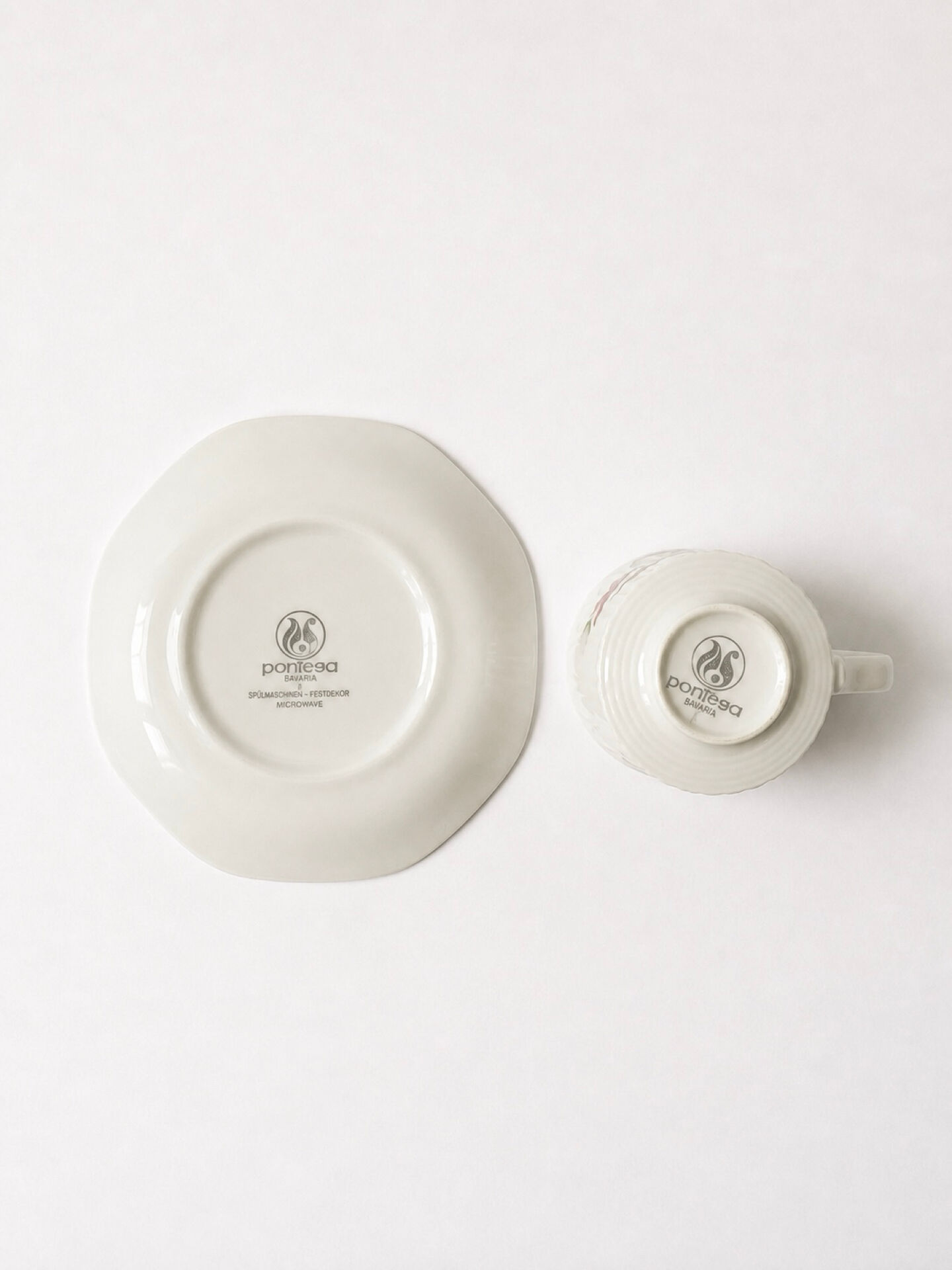 Vintage coffee service Pontesa in porcelain - Spain - 1970s