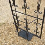 Wrought iron coat holder