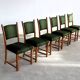 6 Danish Brutalist Dining Chairs