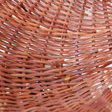 wicker empty pocket basket
