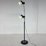 Adjustable Magnetic Floor Lamp, Restored, Czechoslovakia