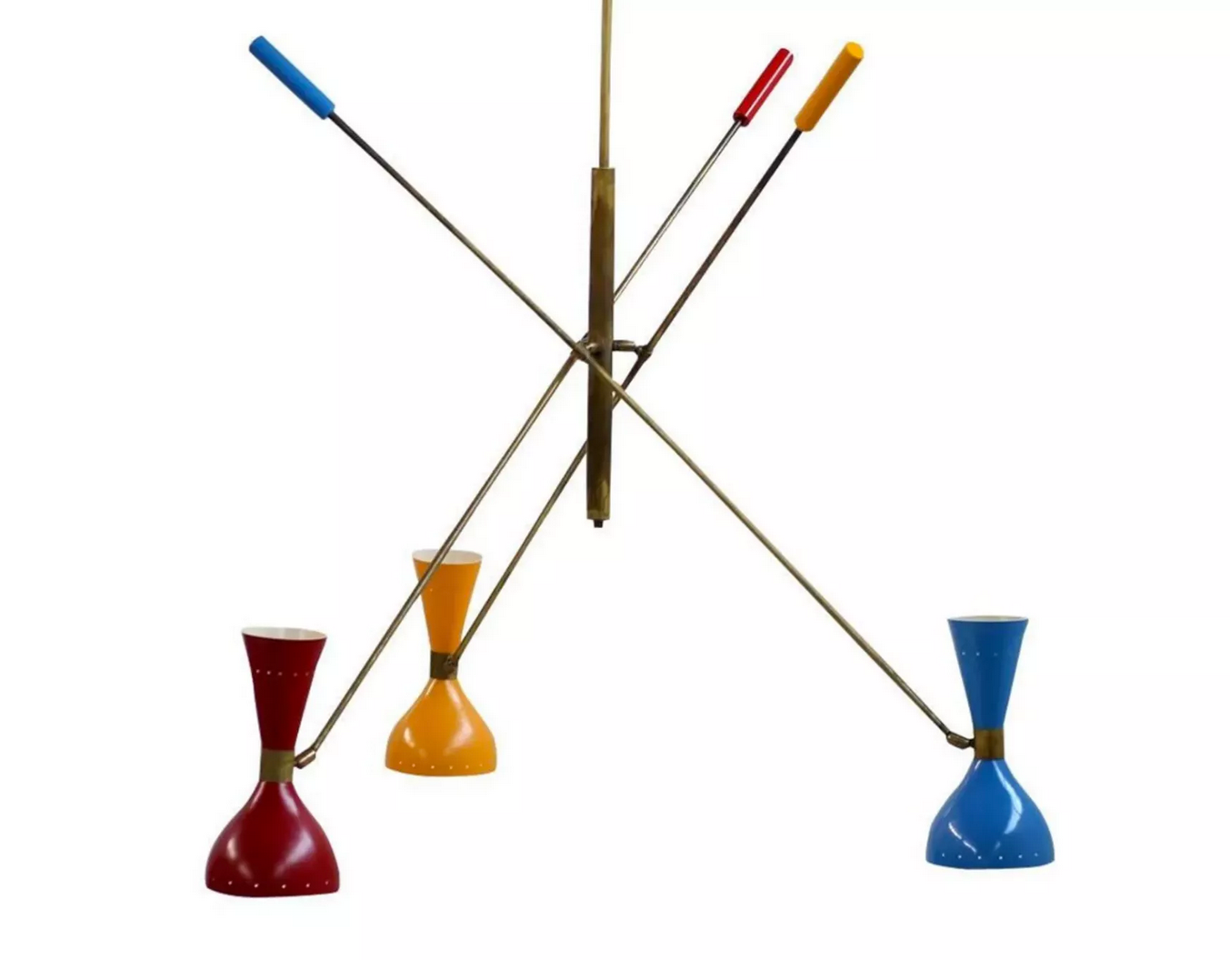 Italian Pendulum Chandelier 3 Articulable Arms