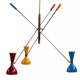 Italian Pendulum Chandelier 3 Articulable Arms