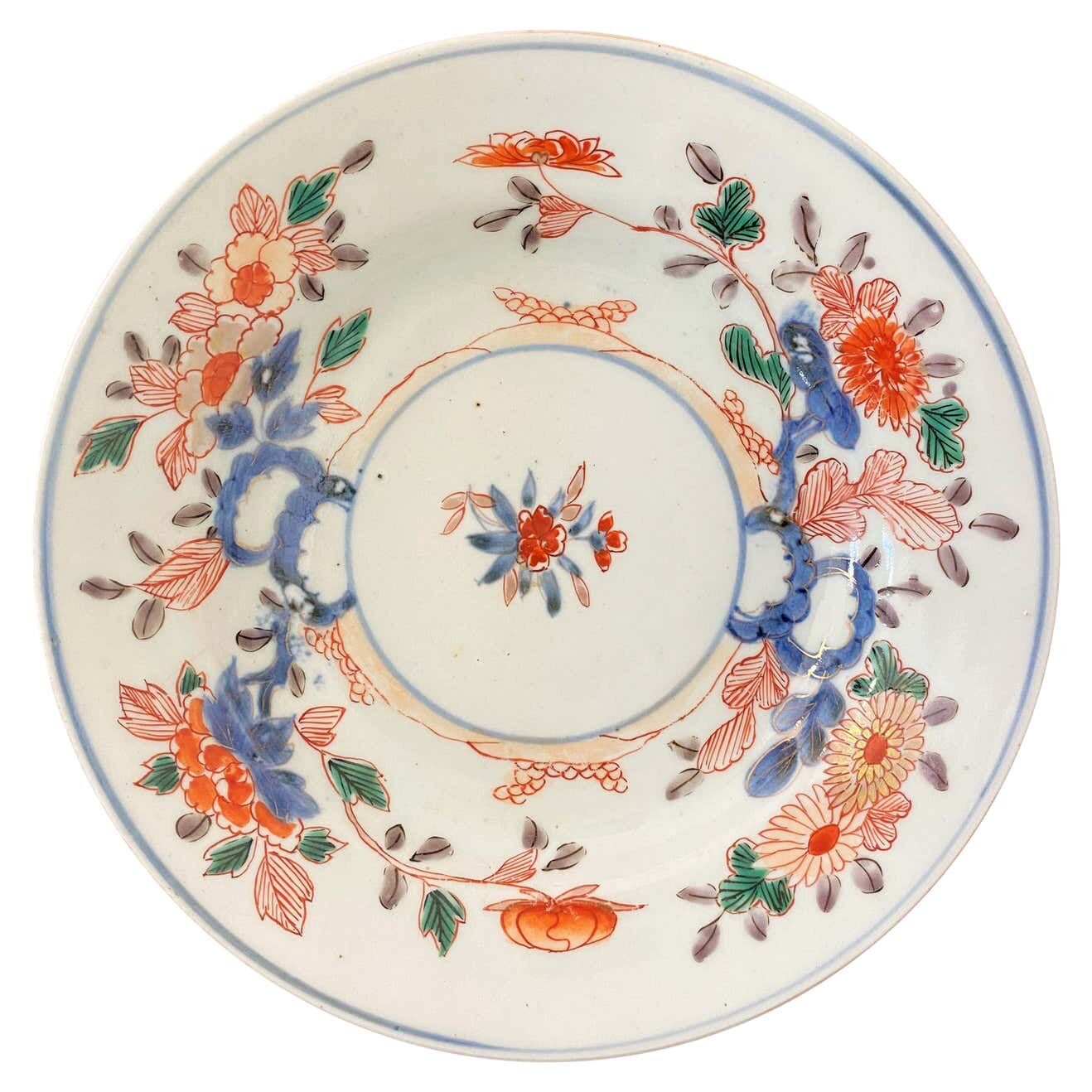 19th century Imari Chinese porcelain plate