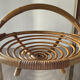 Vintage rattan basket 60s-70s