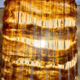 Vintage / bohemian chic wooden lamp