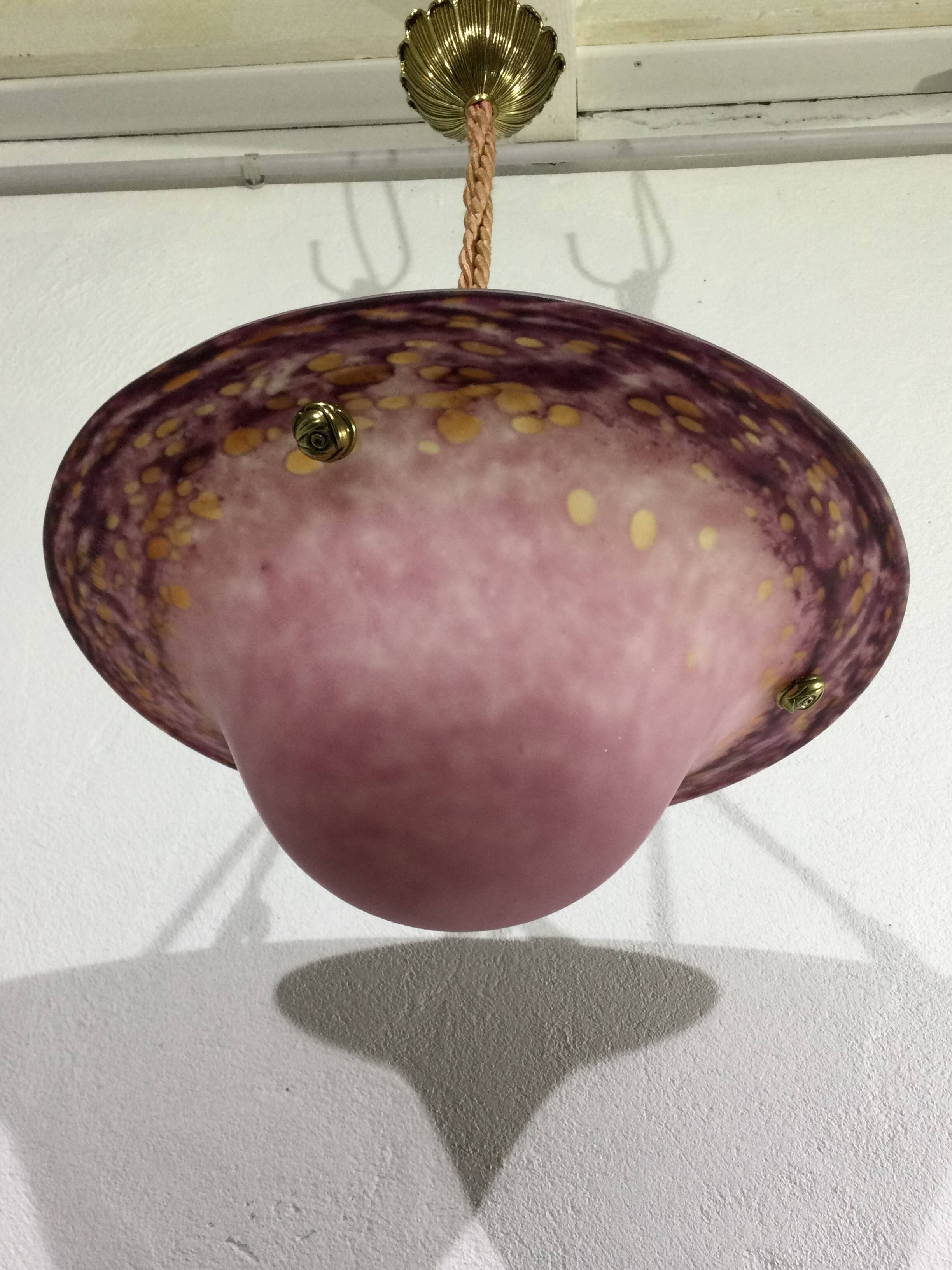 Purple Glass Paste Suspension