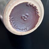 Grey ceramic vase