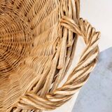 Basket, wicker laundry basket