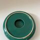 Round green ashtray/pocket organizer by François Chatain, France, 1980