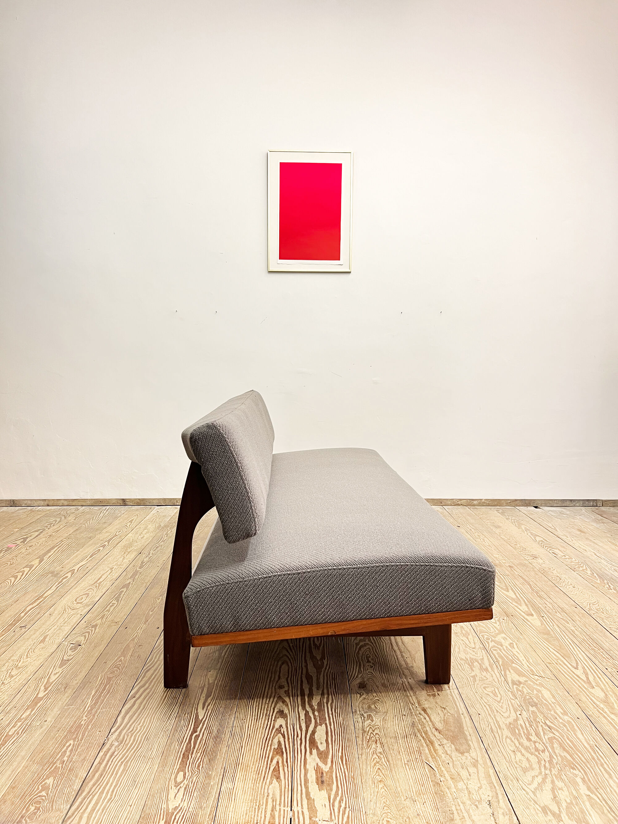 Mid Century Design Extendable Three-Seat Sofa or Daybed by Hans Bellmann for Wilkhahn
