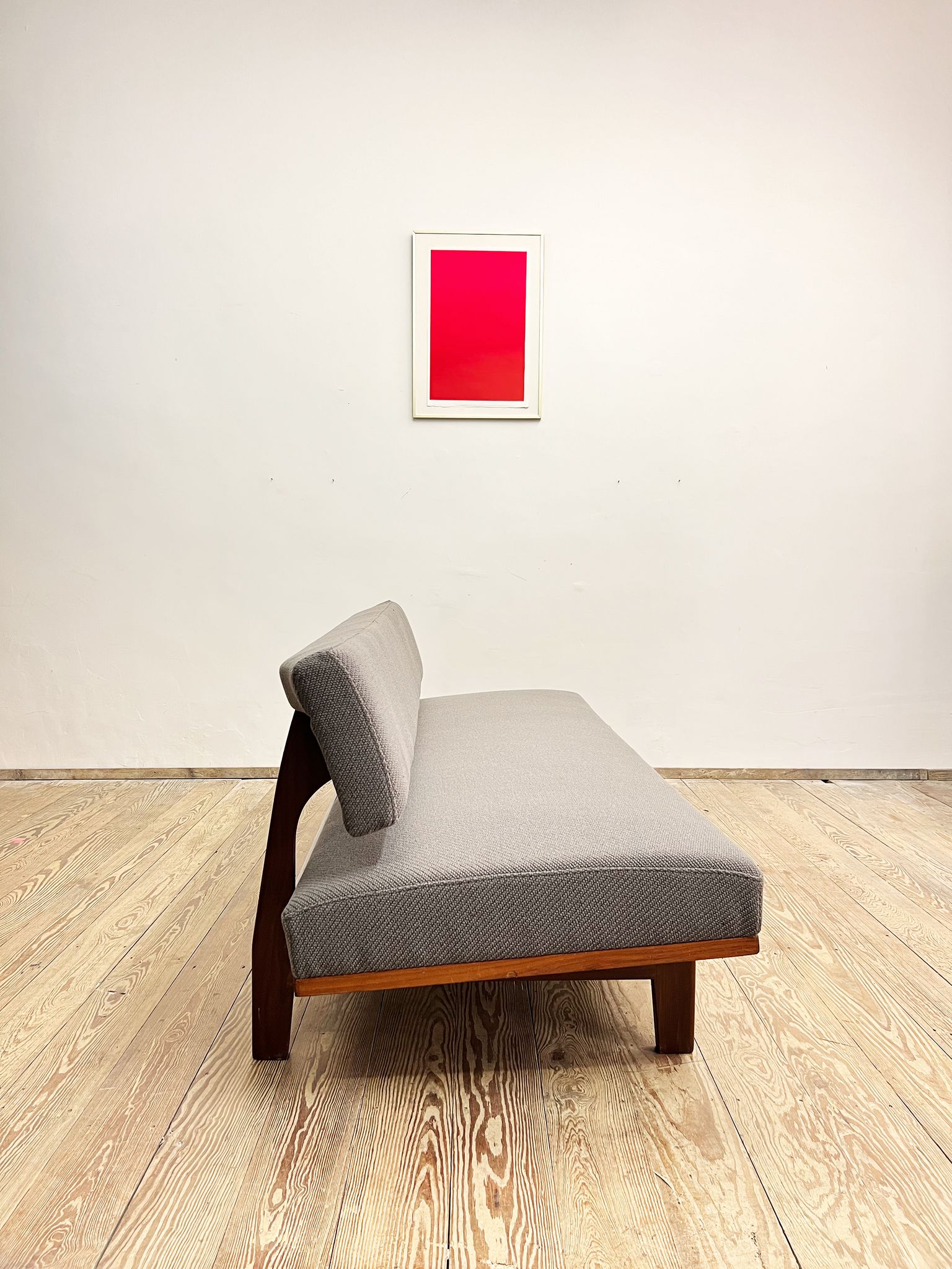 Mid Century Design Extendable Three-Seat Sofa or Daybed by Hans Bellmann for Wilkhahn