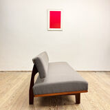 Mid Century Design Extendable Three-Seat Sofa or Daybed by Hans Bellmann for Wilkhahn