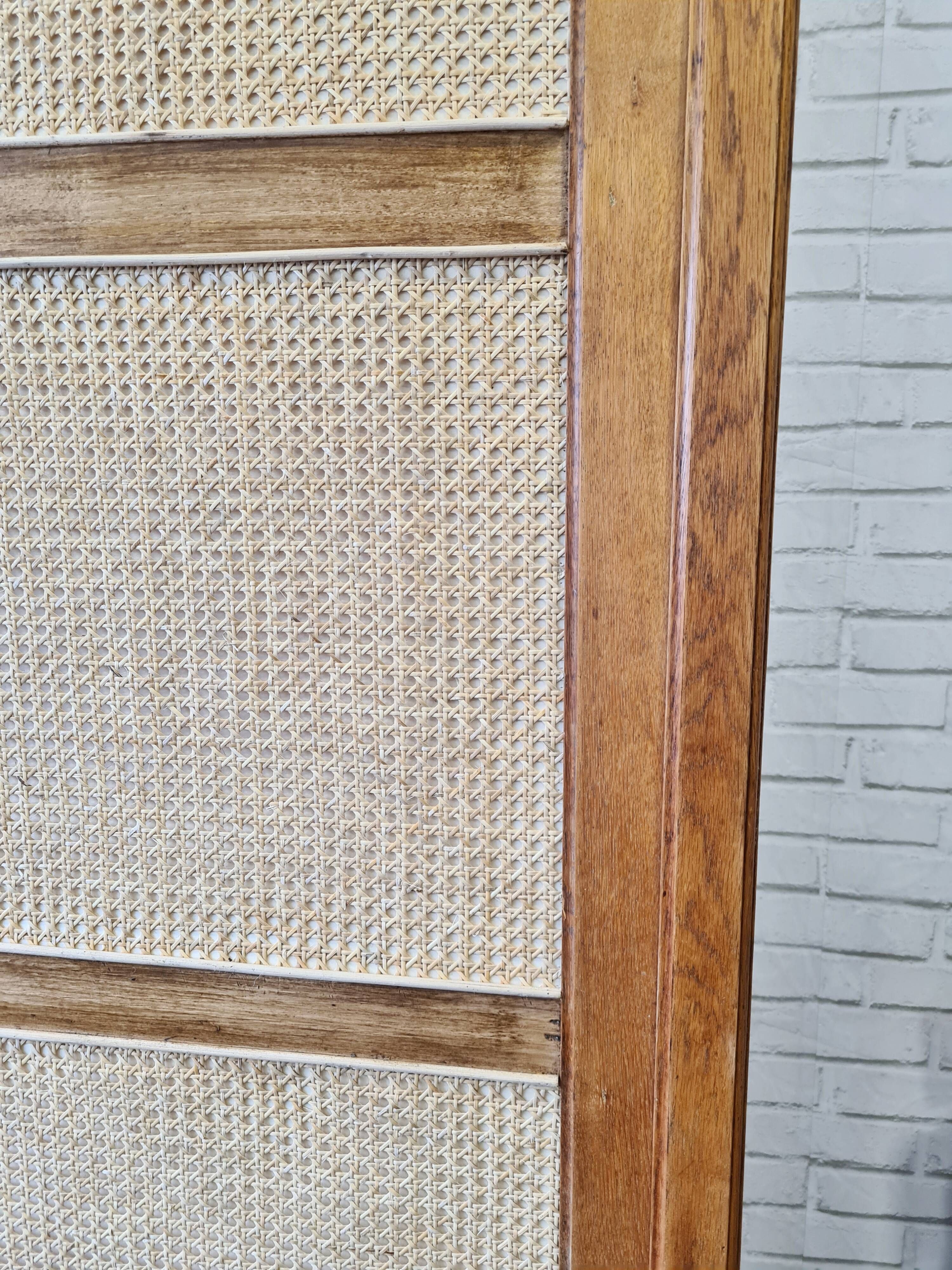 Renovated old oak cabinet, walnut magnifying glass and canning