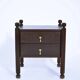 Brazilian chestnut bedside table, 1960s.